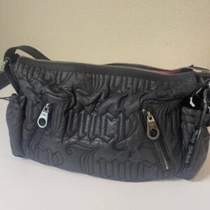 Vintage y2k juicy courure puff hand bag hot pink and black